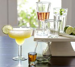 Santino Handcrafted Recycled Margarita Glasses