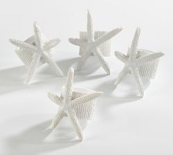 Starfish Napkin Ring, Set of 4