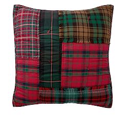 Sullivan Plaid Patchwork Quilted Sham