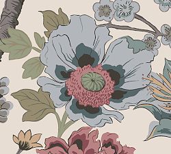 Bloom Floral Print Wallpaper