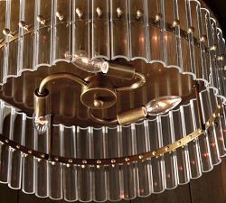 Mallory Crystal Flush Mount (18")