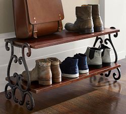 Moran Mango Wood Shoe Rack