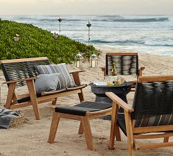 Sunbrella® Milano Striped Outdoor Pillow