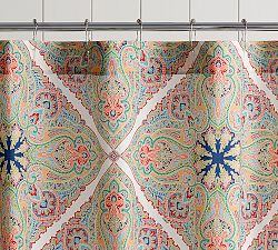 Penelope Organic Shower Curtain