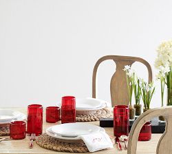 Santino Recycled Cocktail Glasses - Red