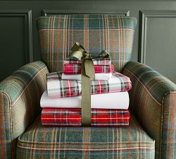 Stewart Plaid Flannel Pillowcases - Set of 2