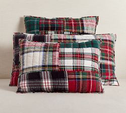 Stewart Plaid Patchwork Applique Quilt