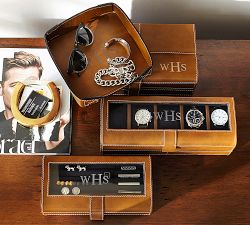 Beckett Leather Cuff Link Box