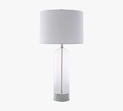 Belorun Hand-Blown Glass Table Lamp (29")