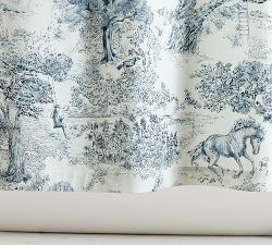 Brandon Maxwell Groveland Toile Shower Curtain