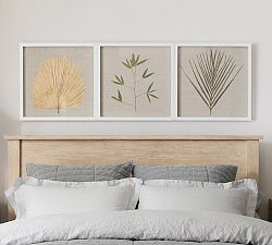 Fronds Shadow Box Wall Art - Set of 3