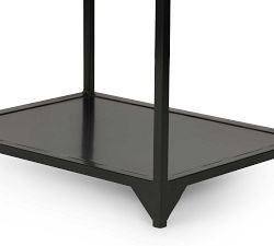 Harmon Metal Open Bookcase with Drawers