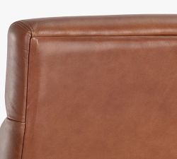Misha Leather Swivel Desk Chair