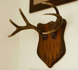 Faux Antler Plaques
