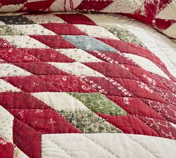 Noelle Star Handcrafted Applique Quilt