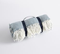 Picnic Striped Throw Blanket