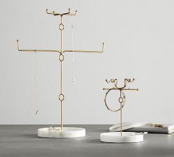 Sophie Brass French Wire Jewelry Stand