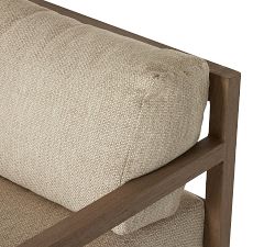 Cora Teak Swivel Outdoor Lounge Chair