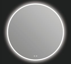 Demi Round Lighted LED Mirror