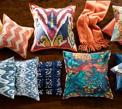 Lafayette Ikat Pillow Cover