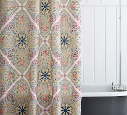 Penelope Organic Shower Curtain