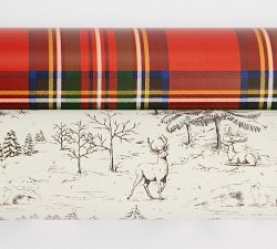 Rustic Forest and Plaid Gift Wrap Set