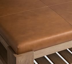Antonio Leather Ottoman