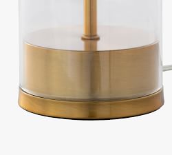 Open Box: Belorun Hand-Blown Glass Table Lamp (29")