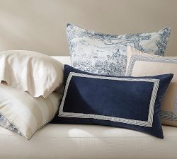 Brandon Maxwell Sullivan Velvet Lumbar Pillow