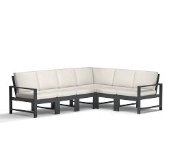 Indio Metal 6-Piece Outdoor Sectional (100")