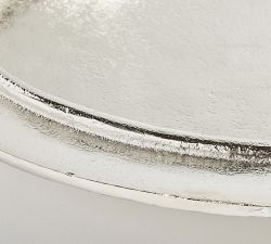 Rustic Metal Handcrafted Oval Serving Platter