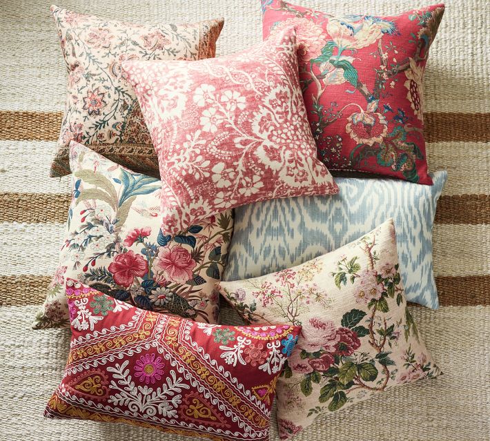 Lot De 2 Taies D'Oreiller Standard Pottery Barn Teen – Rose Matelassé Floral
