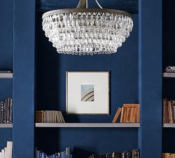 Clarissa Crystal Round Chandelier (19"-28")