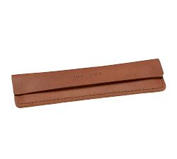 Cognac Leather Comb and Case
