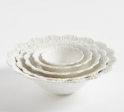 Monique Lhuillier Claudia Outdoor Melamine Nested Serving Bowls - Set of 5