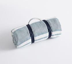 Picnic Striped Throw Blanket