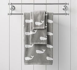 Whale Jacquard Towel