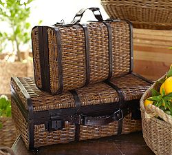 Woven Suitcase