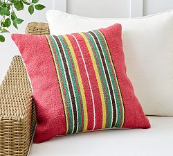 Berryessa Woven Striped Outdoor Pillow