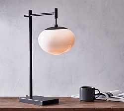 Callahan Milk Glass Table Lamp (22")