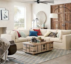 Kaplan Rectangular Reclaimed Wood Lift-Top Coffee Table (52")