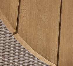 Modern Farmhouse Round Outdoor Coffee Table (40")