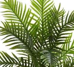 Faux Wide Areca Palm Trees