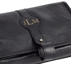 Grant Leather Hanging Travel Toiletry Bag