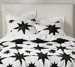 The Emily &amp; Meritt North Star Velvet Patchwork Cotton Quilt &amp; Shams