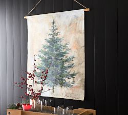 Blue Spruce Tapestry by Lauren Herrera