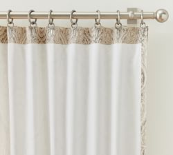 Open Box: Mackenna Paisley Printed Linen Cotton Curtain