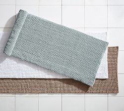 Textured Organic Bath Mat - Double Wide