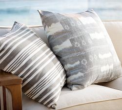 Zuma Striped Outdoor Pillow