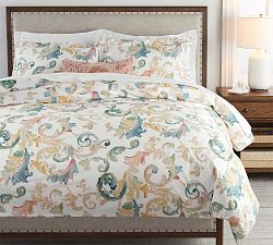 Claudia Organic Cotton Duvet Cover &amp; Shams